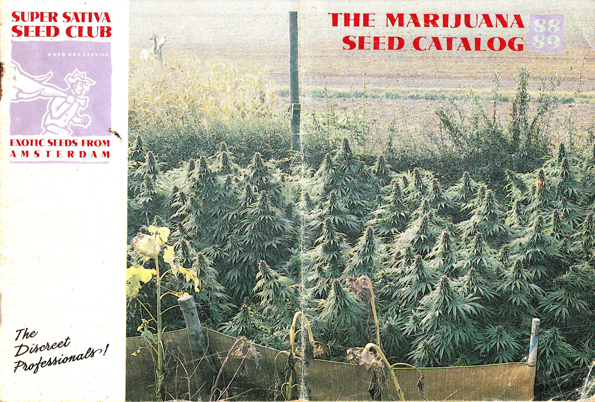 Super Sativa Seed Bank 1987 Catolog  cover.